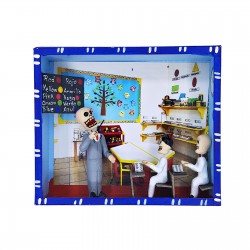 Large The English teacher Diorama box
