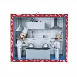 The chefs Large diorama box