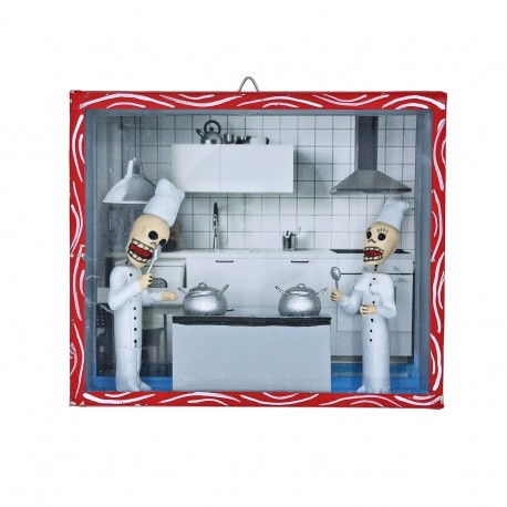 The chefs Large diorama box