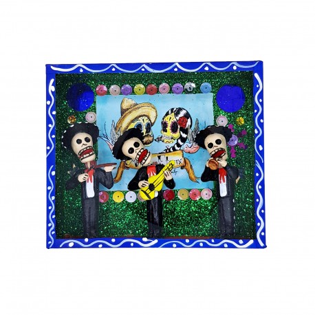Caja de calaveras Mariachis