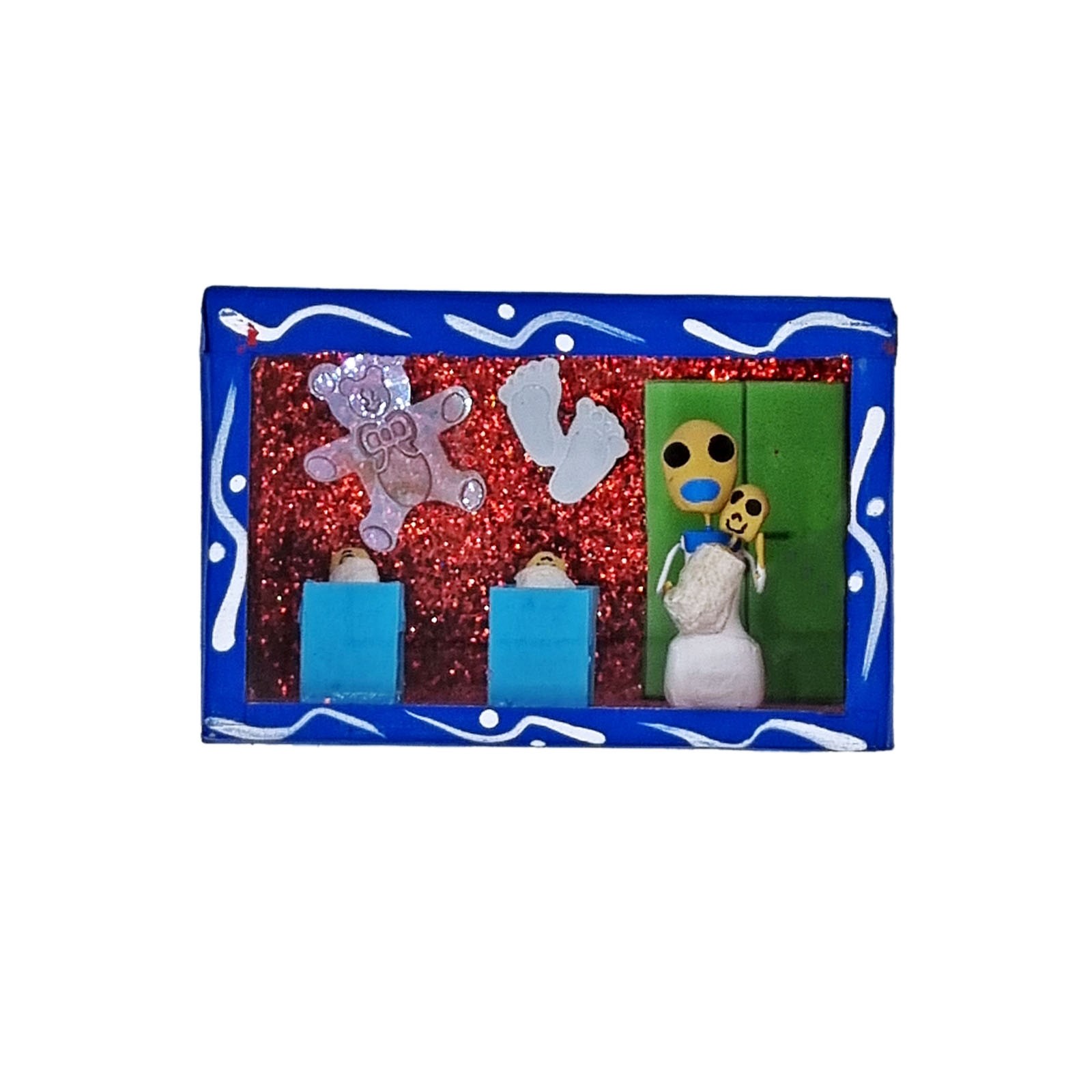 The nursery Diorama box - Mexican art craft fun gift - Casa Frida