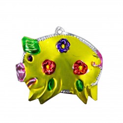 Décoration en étain Perroquet