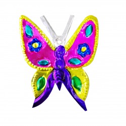 Butterfly Tin ornament