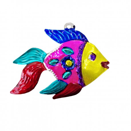 Figura de hojalata Pescado