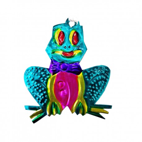 Frog Tin ornament
