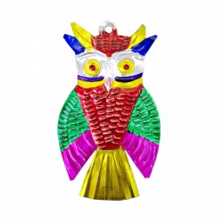 Décoration métal Hibou