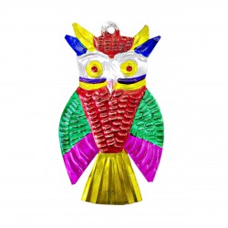 Owl Tin ornament