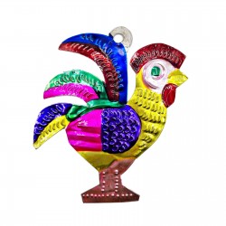 Décoration métal Coq