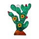 Décoration en étain Cactus