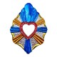 Radiant heart mirror