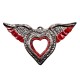 Winged Sacred heart mirror