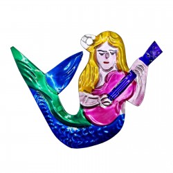 Figura de hojalata Sirena