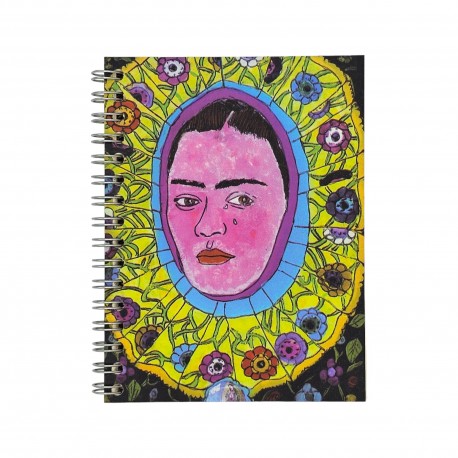 Carnet A5 à spirales Frida Kahlo