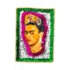 Patch sequins Frida Kahlo Vert