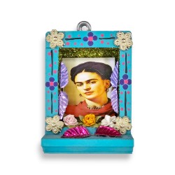 Turquoise Small Frida Kahlo shrine