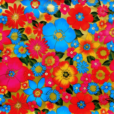 Toile cirée Jamaica Argenté