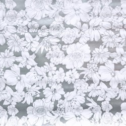 Toile cirée Flores Marine