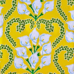 Yellow Alcatraz Oilcloth