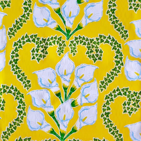 Yellow Alcatraz Oilcloth