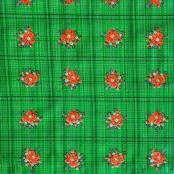 Green Ramitos Oilcloth