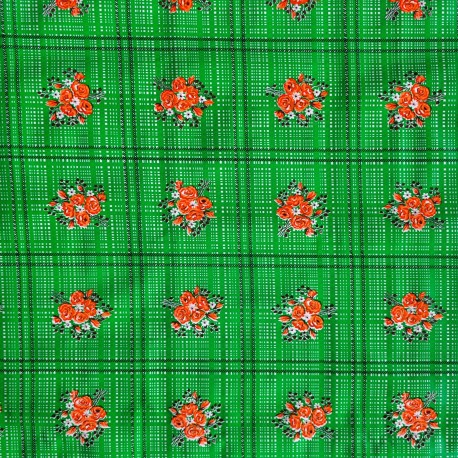 Green Ramitos oilcloth