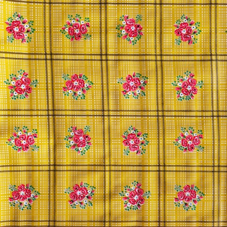 Ocre Ramitos Oilcloth