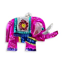 Elephant Tin ornament