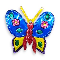 Butterfly Tin ornament