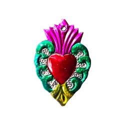 Green Mexican sacred heart