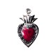Coeur sacré avec flamme