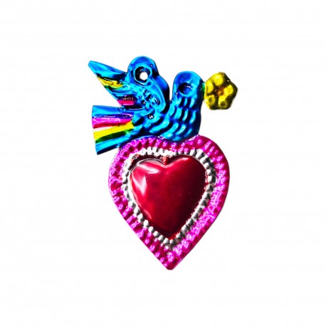 Coeur sacré Oiseau Bleu