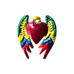 Green Winged sacred heart