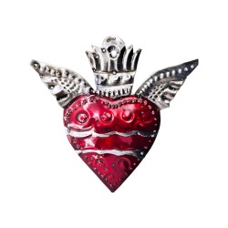 Sagrado corazón con alas pequeñas