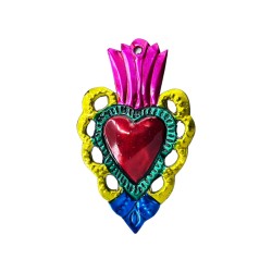 Colored Mexican sacred heart