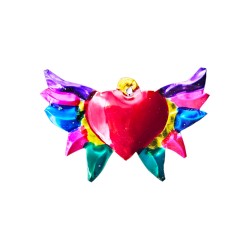 Winged small sacred heart