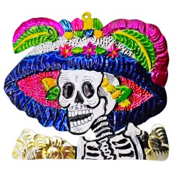 Blue Large Catrina ornament