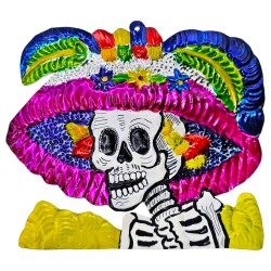 Pink Large Catrina ornament