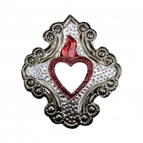 Cross Sacred heart mirror