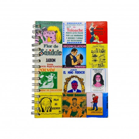 Amuletos A5 spiral notebook