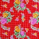 Red Rosedal oilcloth