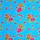 Blue Rosedal oilcloth