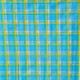 Turquoise Plaid oilcloth