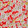 Wachstuch Flor de cerezo Rot