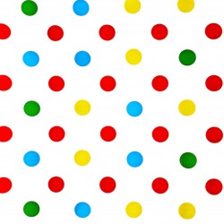 Tafelzeil Confetti Rood