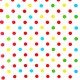 Red Confetti oilcloth
