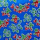 Royal blue Fresas oilcloth