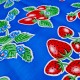 Royal blue Fresas oilcloth