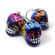 Porte-clef Calavera Noir
