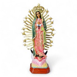 Estatua Virgen de Guadalupe 35 cm