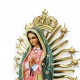 Estatua Virgen de Guadalupe 35 cm
